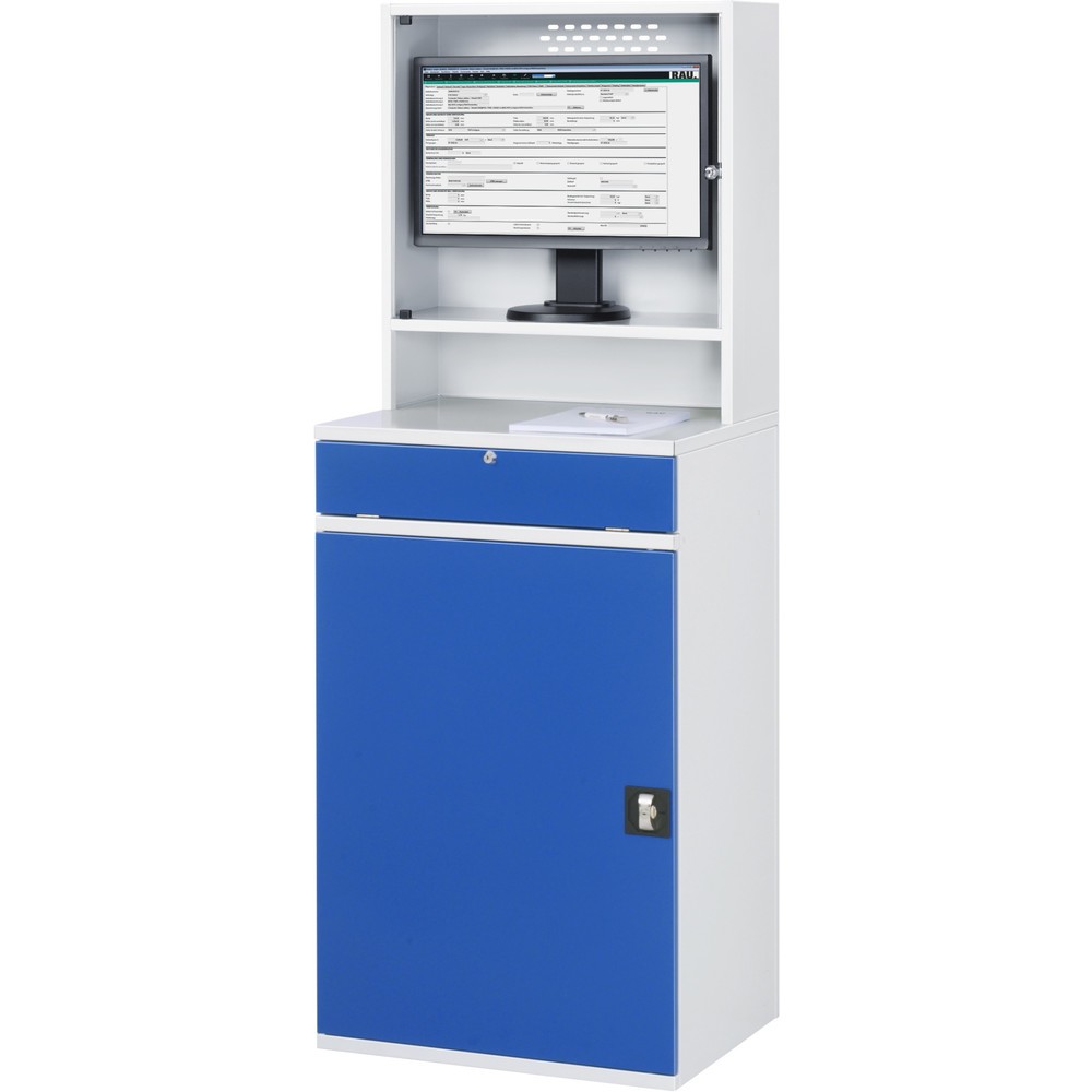 Immagine del prodotto n. 3: Spazio di lavoro per computer RAU con alloggiamento monitor, fisso