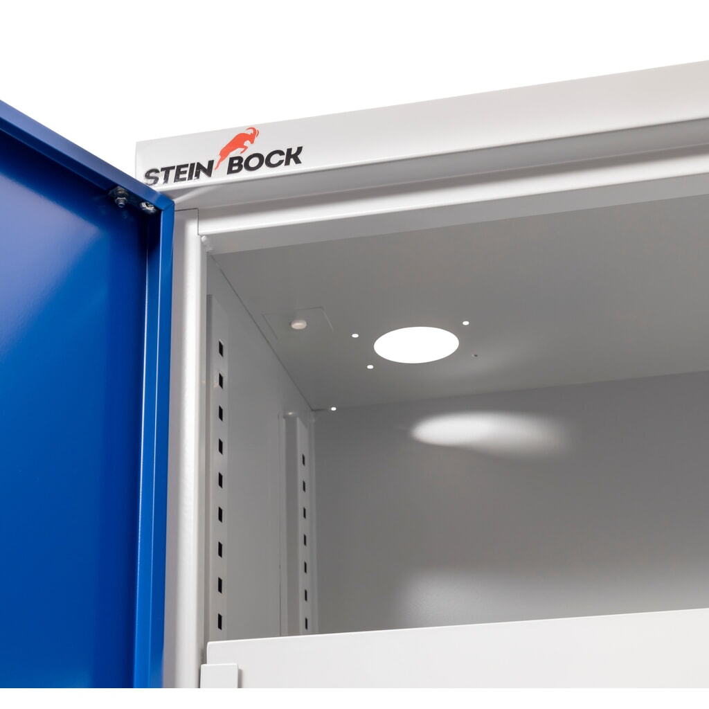 Armadio per sostanze chimiche Steinbock®, 4 vasche di raccolta a pavimento secondo StawaR, HxBxT 1.950 x 950 x 500 mm Immagine del prodotto n. 5: Armadio per sostanze chimiche Steinbock®, 4 vasche di raccolta a pavimento secondo StawaR, HxBxT 1.950 x 950 x 500 mm