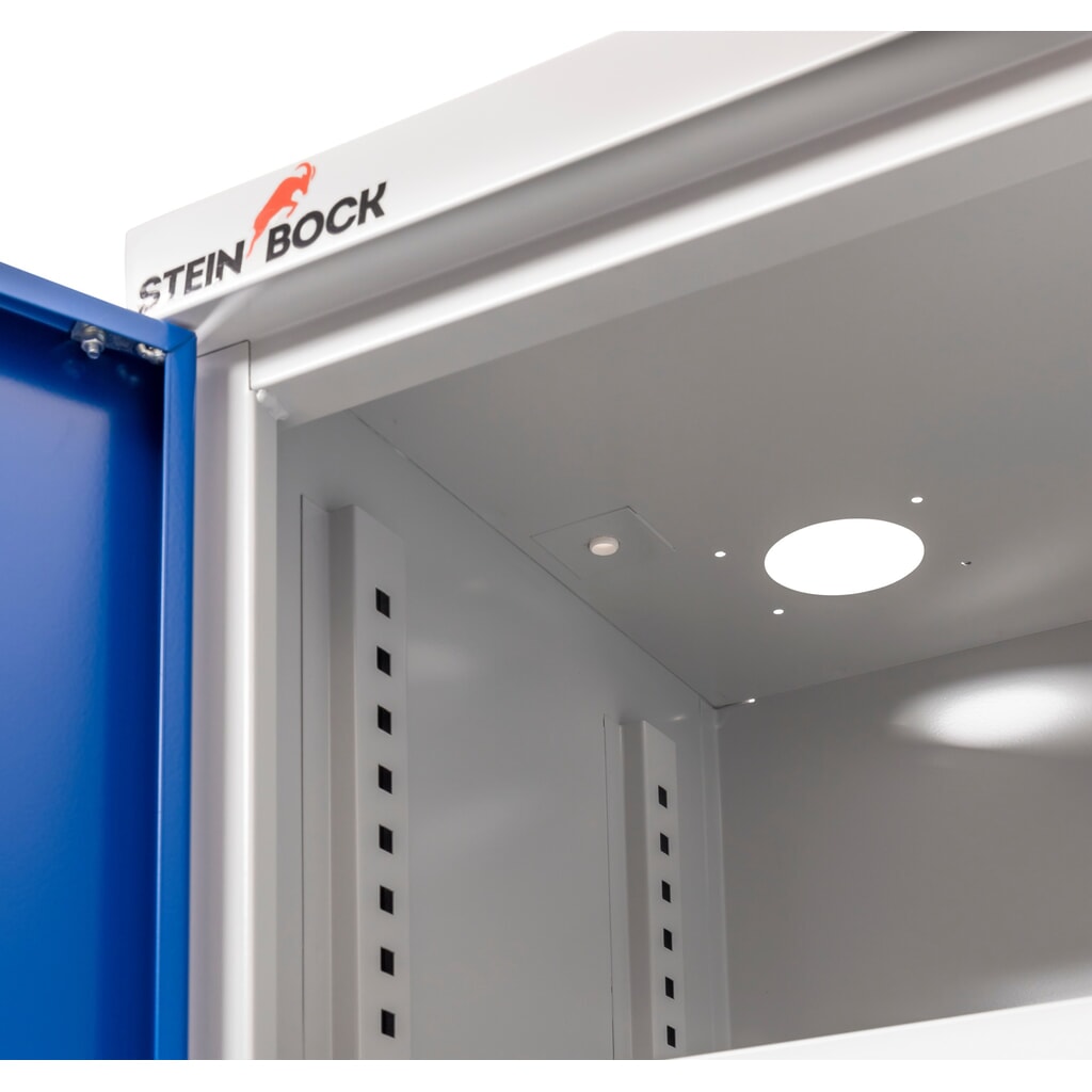 Immagine del prodotto n. 6: Armadio per sostanze chimiche Steinbock®, 4 vasche di raccolta a pavimento secondo StawaR, HxBxT 1.950 x 950 x 500 mm