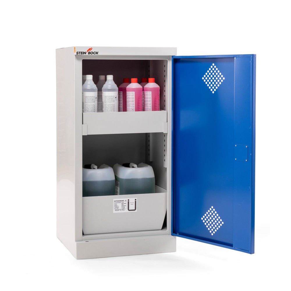 Immagine del prodotto n. 4: Armadio per sostanze chimiche e velenose Steinbock® con 2 vaschette, HxLxP 1.000 x 500 x 500 mm