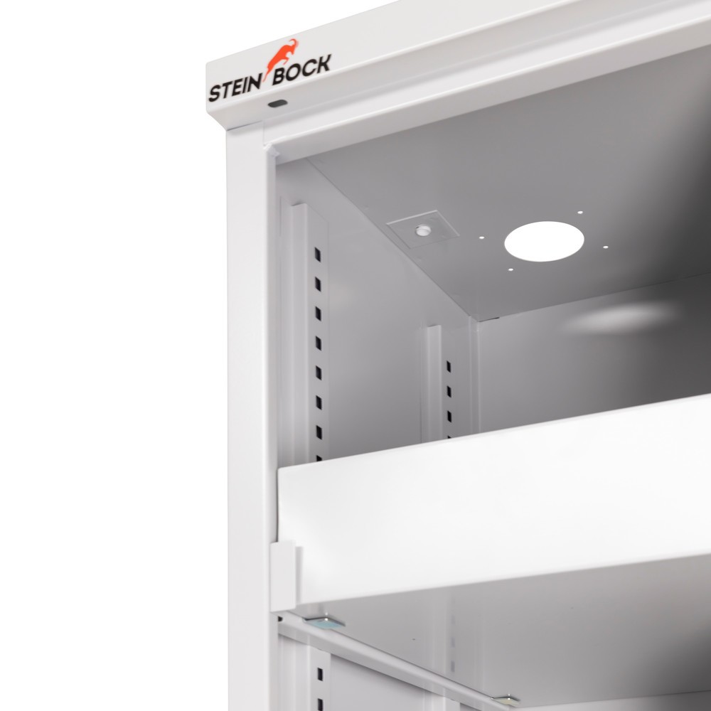 Immagine del prodotto n. 2: Armadio per sostanze chimiche e velenose Steinbock® con 4 vaschette, HxLxP 1.950 x 500 x 500 mm