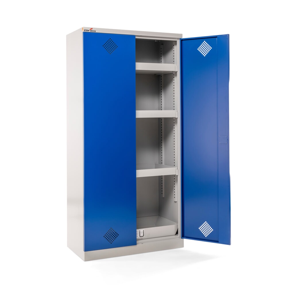Armadio per sostanze chimiche Steinbock®, 4 vasche di raccolta a pavimento secondo StawaR, HxBxT 1.950 x 950 x 500 mm Immagine del prodotto n. 9: Armadio per sostanze chimiche Steinbock®, 4 vasche di raccolta a pavimento secondo StawaR, HxBxT 1.950 x 950 x 500 mm