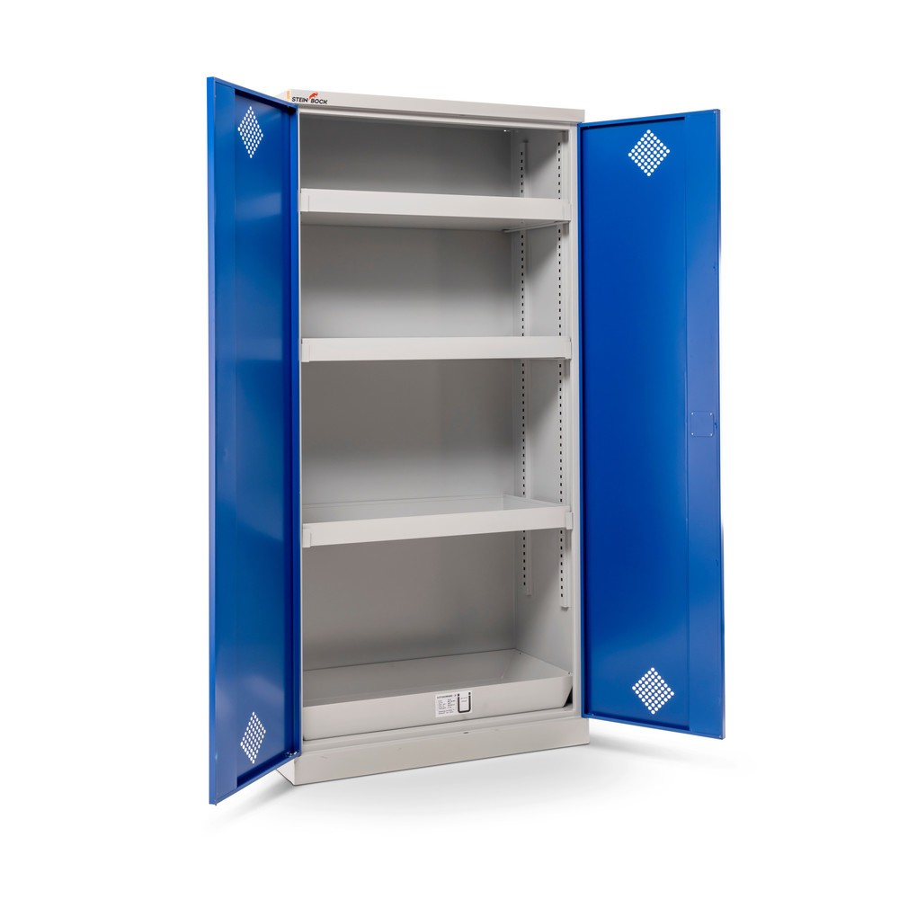 Immagine del prodotto n. 10: Armadio per sostanze chimiche e velenose Steinbock® con 4 vaschette, HxLxP 1.950 x 950 x 500 mm