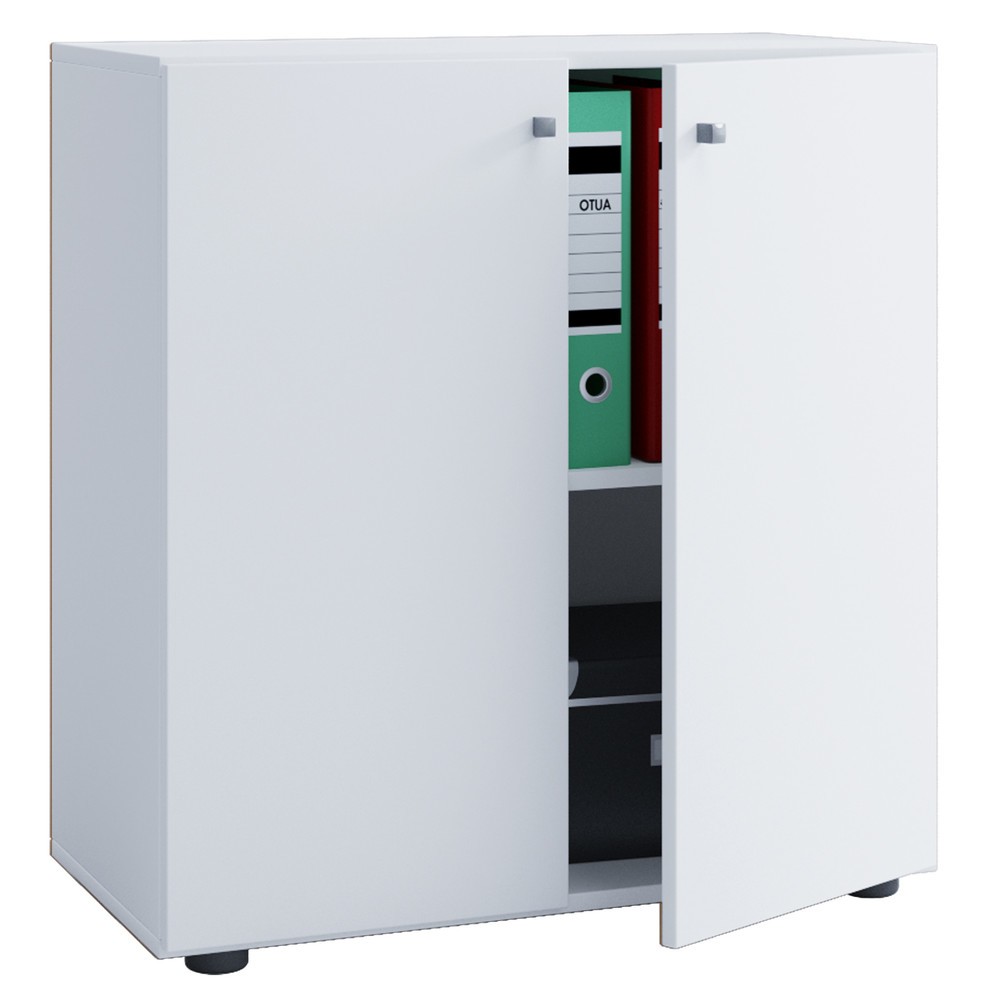 Immagine del prodotto: Armadio da ufficio VCM Lona L con ante a battente, bianco