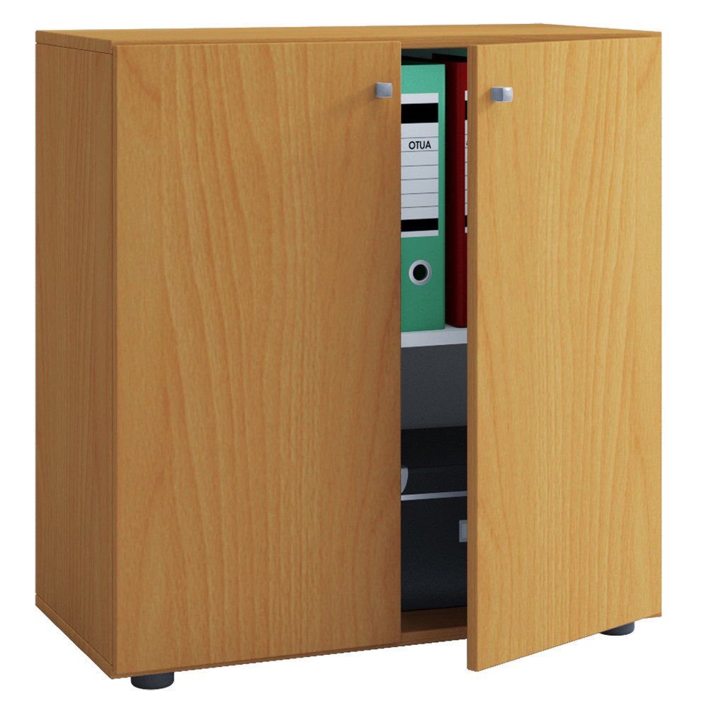 Immagine del prodotto n. 1: Armadio da ufficio VCM Lona L con ante a battente, faggio