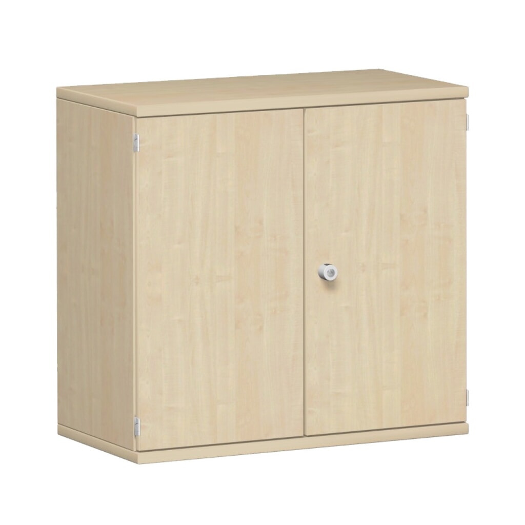 Armadio per ufficio Profi, 2 ripiani per raccoglitori, larghezza 800 mm, anta basculante, acero Immagine del prodotto: Armadio per ufficio Profi, 2 ripiani per raccoglitori, larghezza 800 mm, anta basculante, acero
