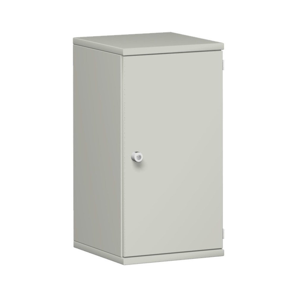 Immagine del prodotto: Armadio per ufficio Profi, 2 ripiani per raccoglitori, larghezza 400 mm, anta a destra, grigio chiaro