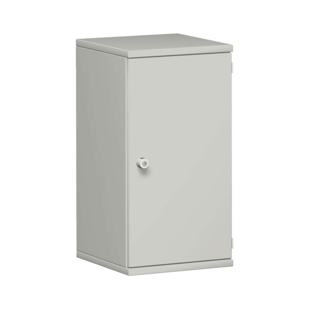 Immagine del prodotto: Armadio per ufficio Profi, 2 ripiani per raccoglitori, larghezza 400 mm, anta a destra, grigio chiaro