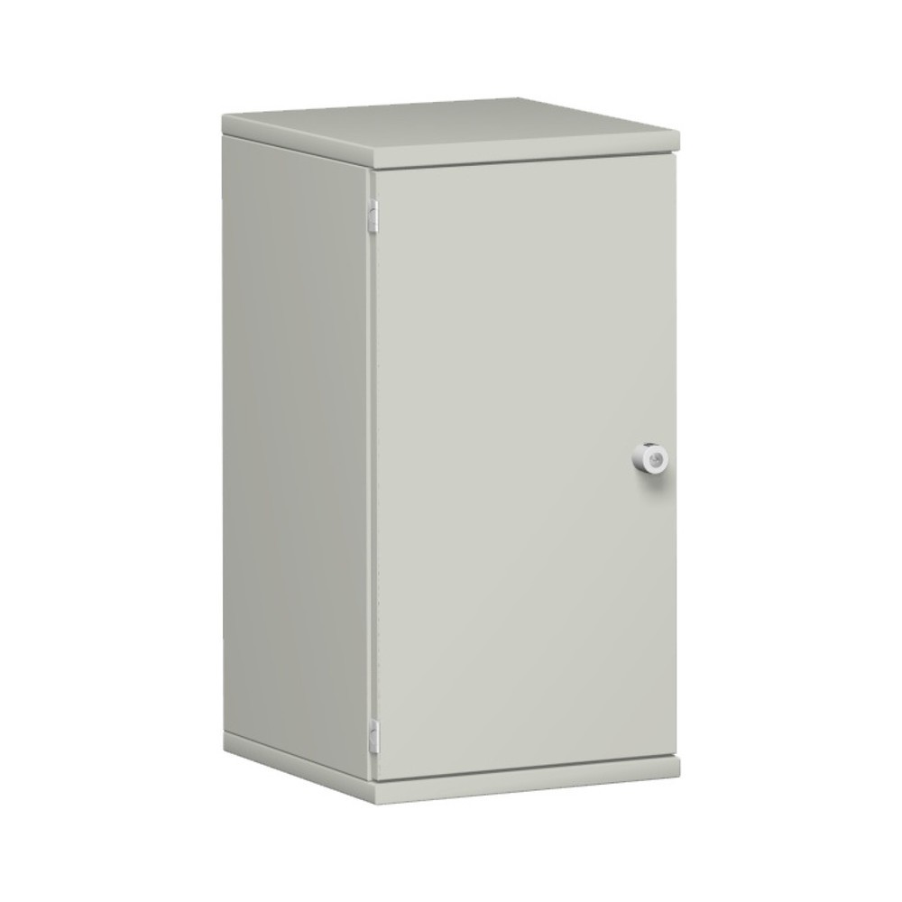 Immagine del prodotto: Armadio per ufficio Profi, 2 ripiani per raccoglitori, larghezza 400 mm, anta a sinistra, grigio chiaro
