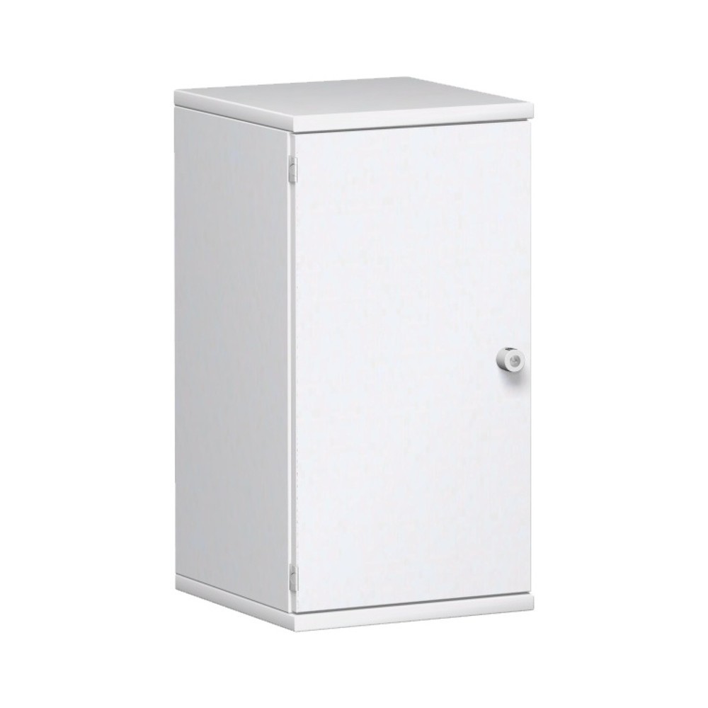 Immagine del prodotto: Armadio per ufficio Profi, 2 ripiani per raccoglitori, larghezza 400 mm, anta a sinistra, bianco