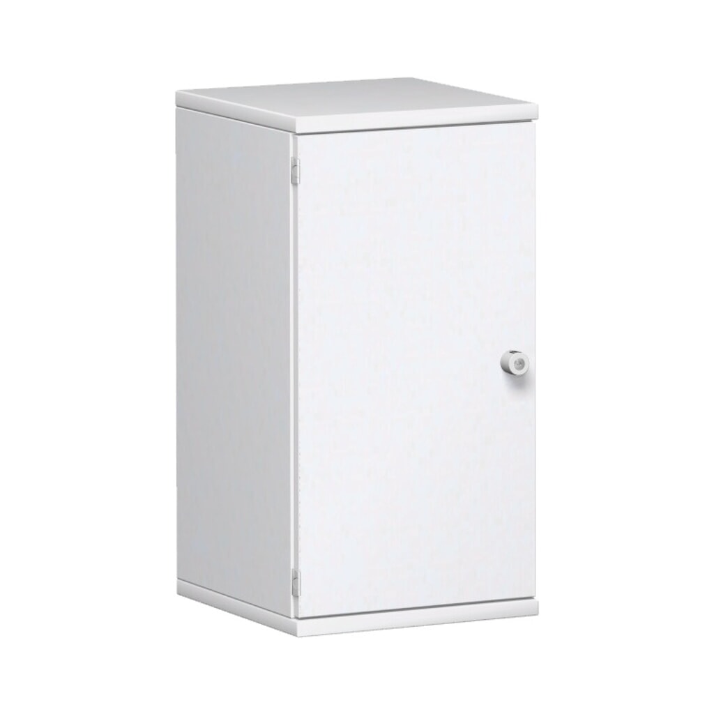 Immagine del prodotto: Armadio per ufficio Profi, 2 ripiani per raccoglitori, larghezza 400 mm, anta a sinistra, bianco