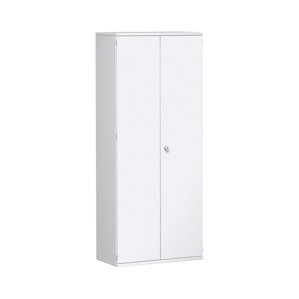 Armadio per ufficio Profi, 5 ripiani per raccoglitori, larghezza 800 mm, anta basculante, bianco Immagine del prodotto: Armadio per ufficio Profi, 5 ripiani per raccoglitori, larghezza 800 mm, anta basculante, bianco
