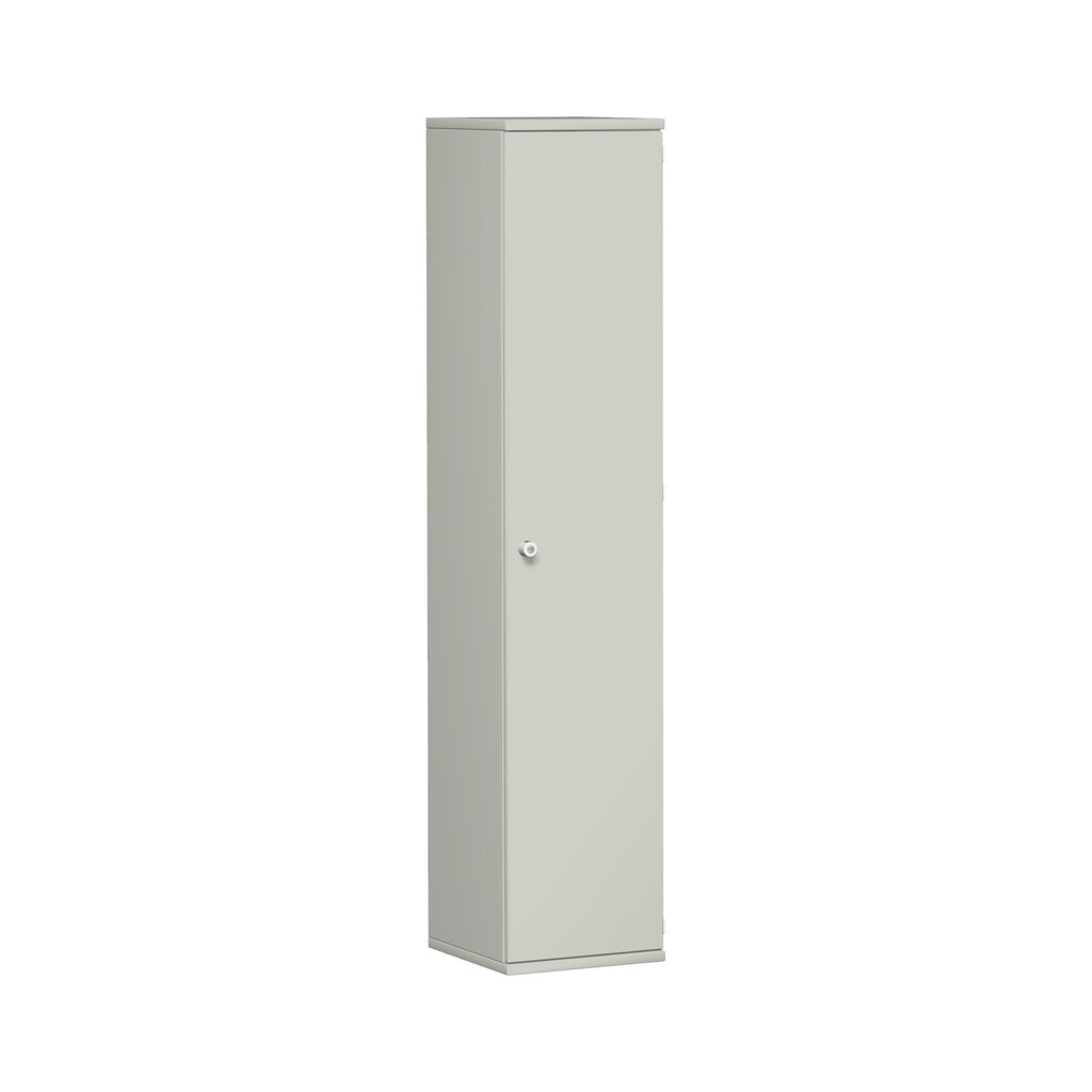 Armadio per ufficio Profi, 5 ripiani per raccoglitori, larghezza 400 mm, anta a destra, grigio chiaro Immagine del prodotto: Armadio per ufficio Profi, 5 ripiani per raccoglitori, larghezza 400 mm, anta a destra, grigio chiaro