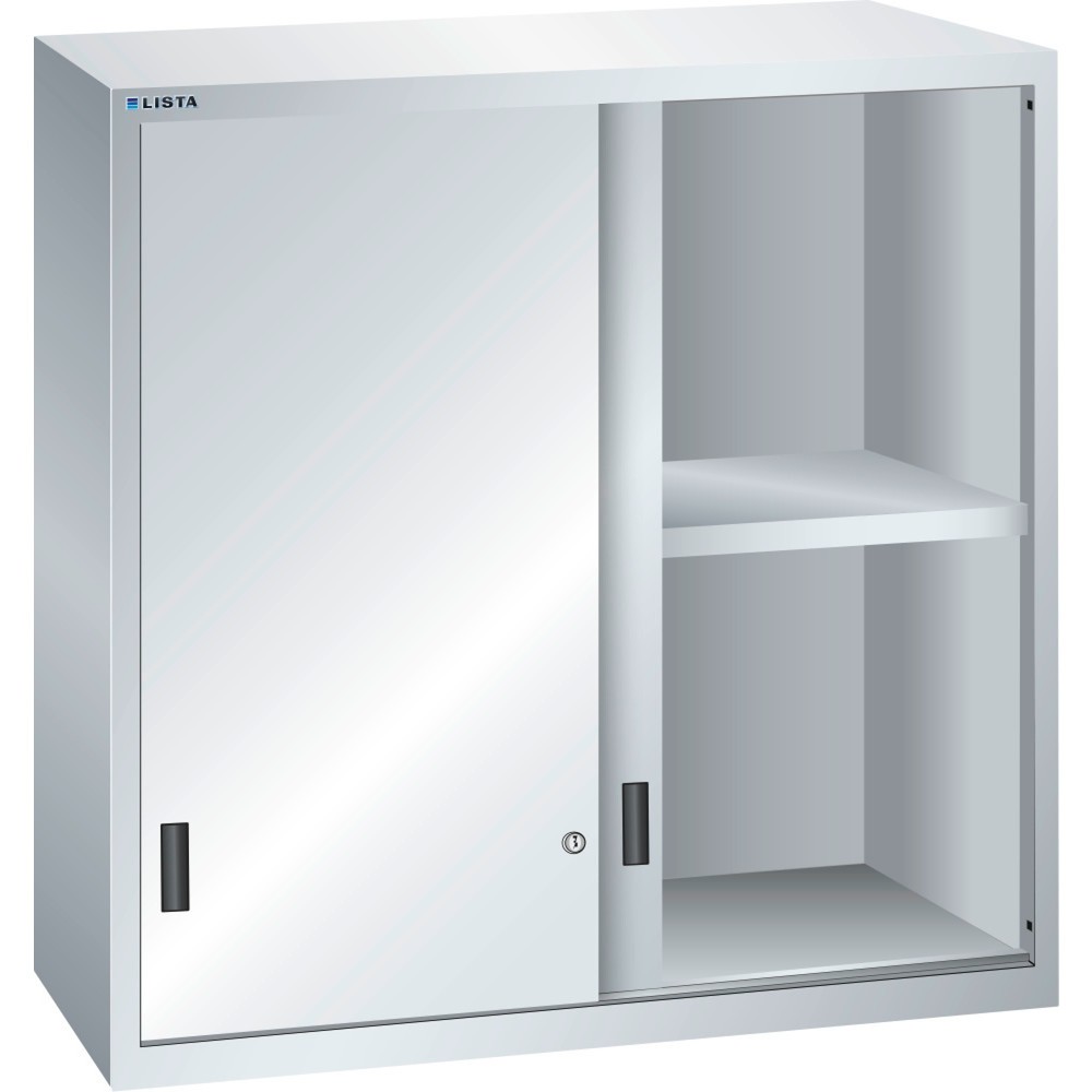 LISTA Armadio rialzato con porte scorrevoli 78x27E, (LxPxH) 1431x572x1000mm