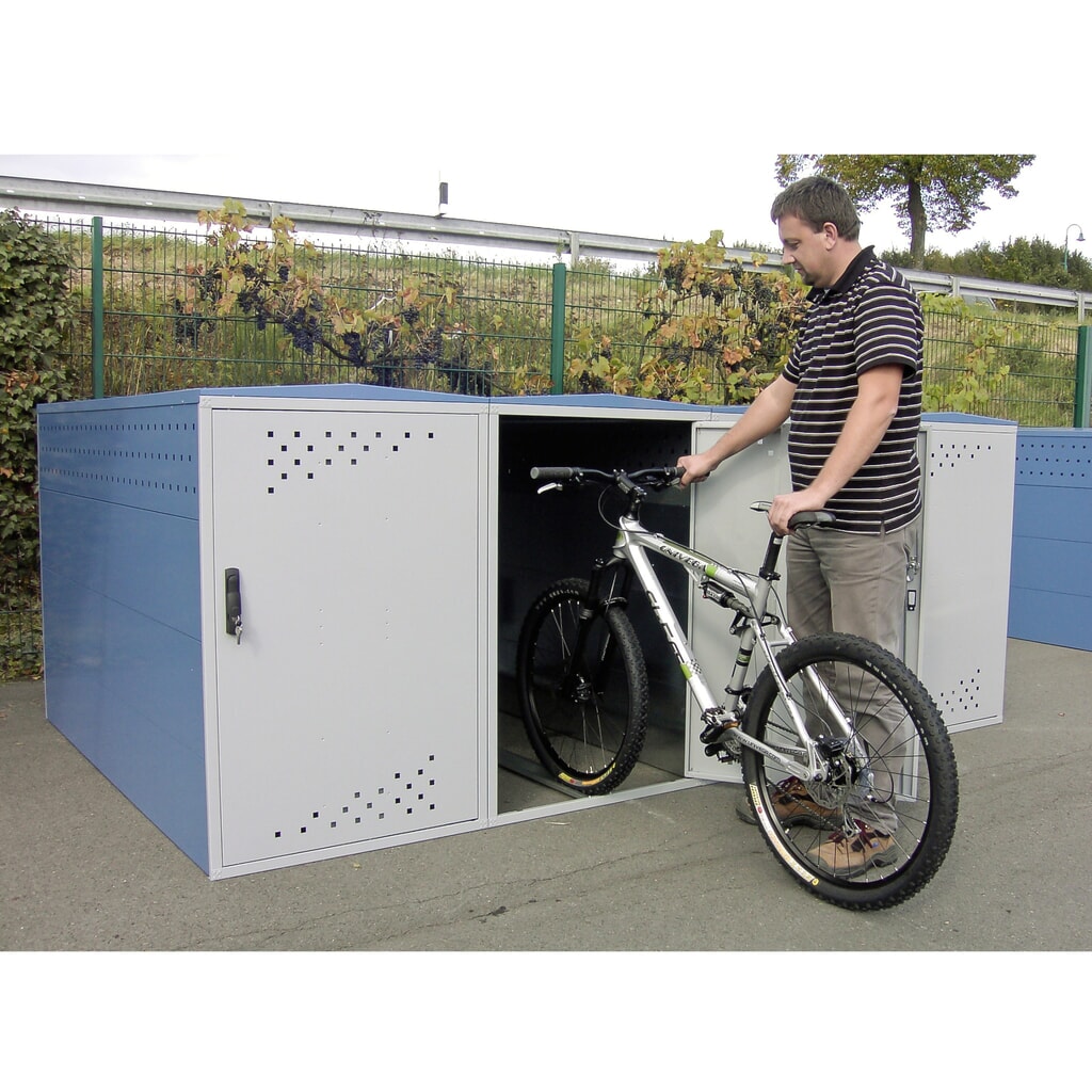 Immagine del prodotto n. 3: Garage per biciclette completo, HxLxP 1.250 x 800 x 2.050 mm