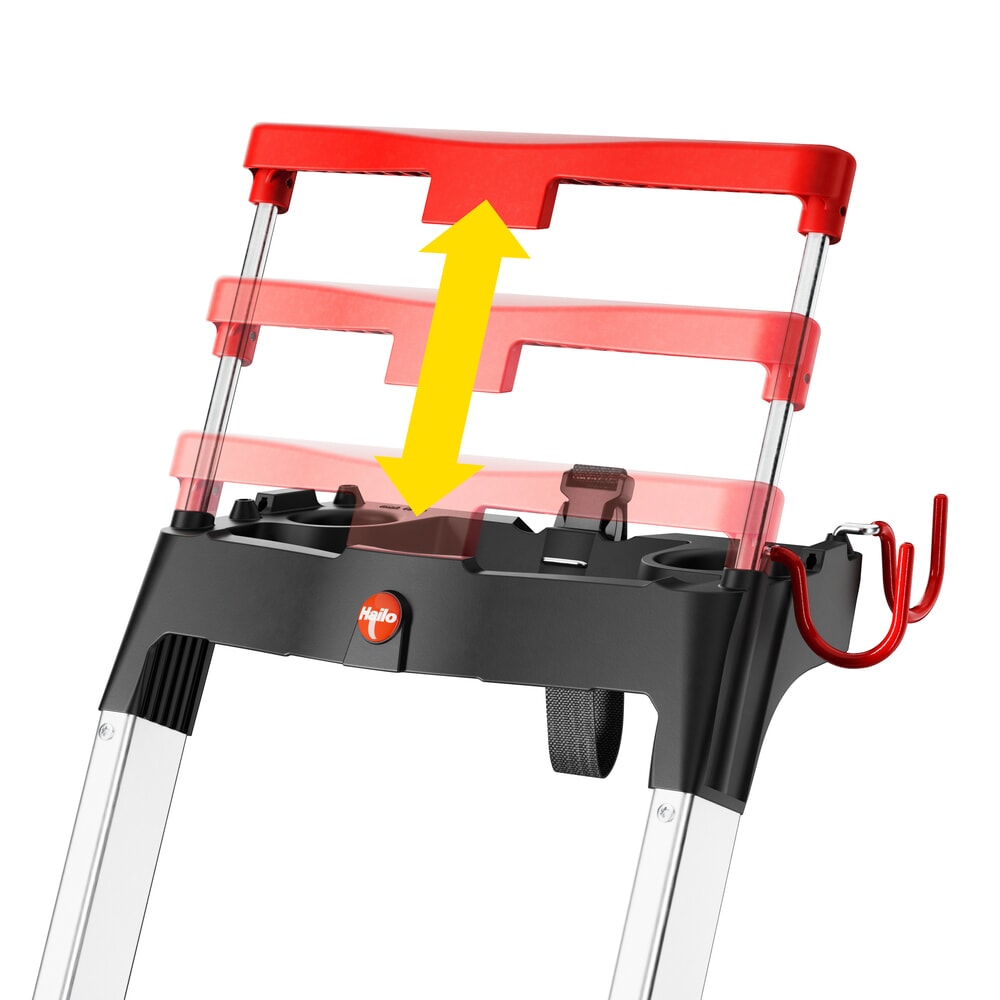 Immagine del prodotto n. 5: Scaletta Hailo TopLine, altezza supporto 0,63 m
