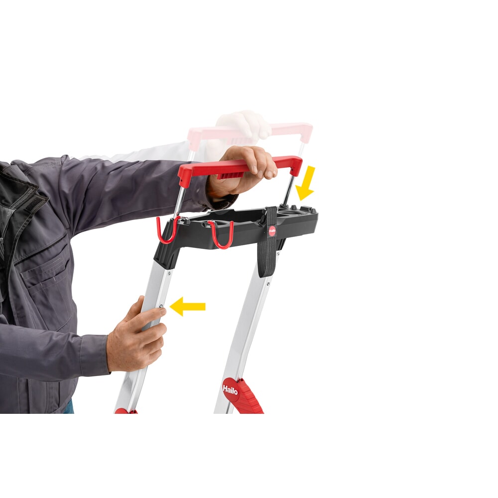 Immagine del prodotto n. 6: Scaletta Hailo TopLine, altezza supporto 0,63 m