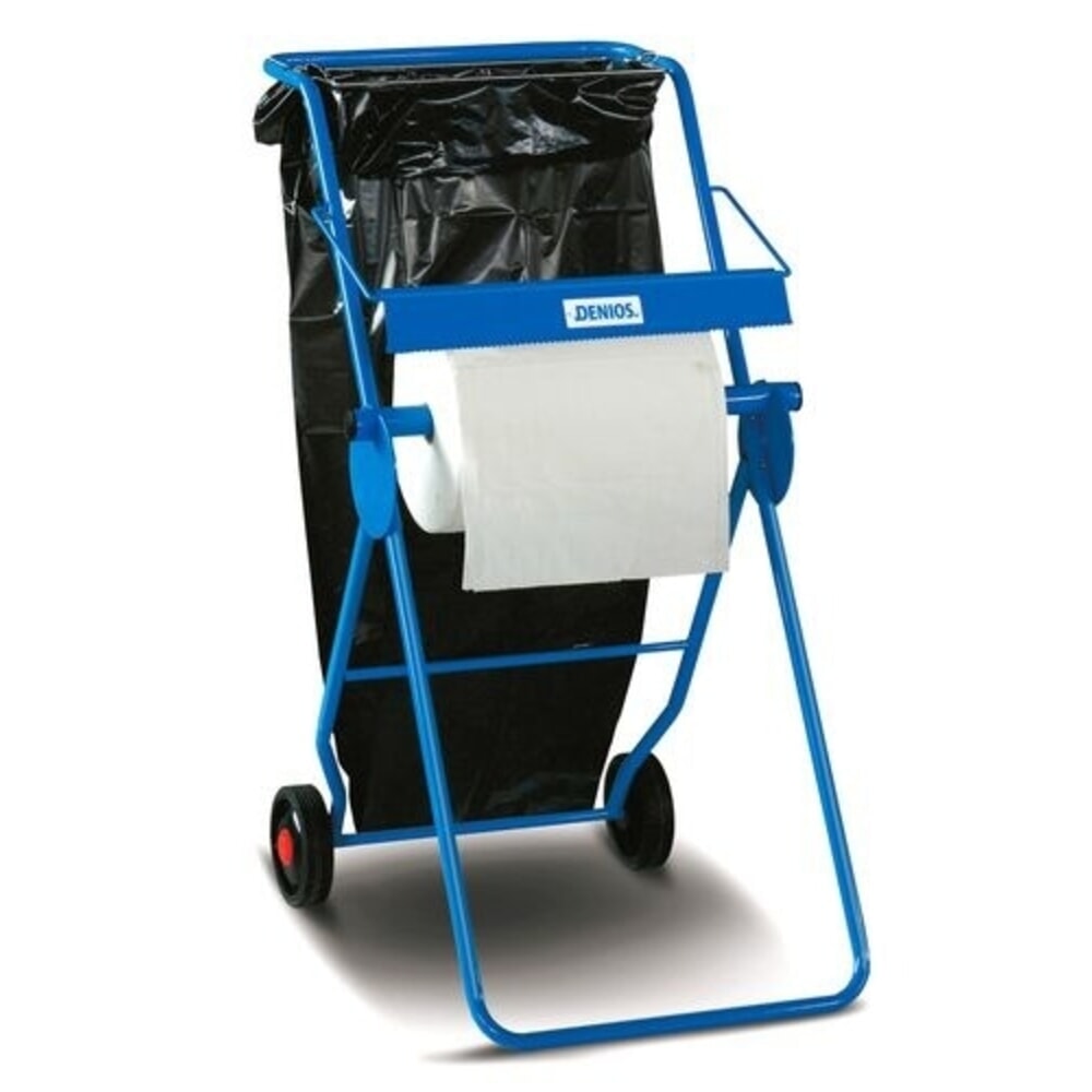 Immagine del prodotto: Supporto dispenser DENSORB® per rotoli di tessuto non tessuto Denios fino a 40 cm, con telaio di supporto