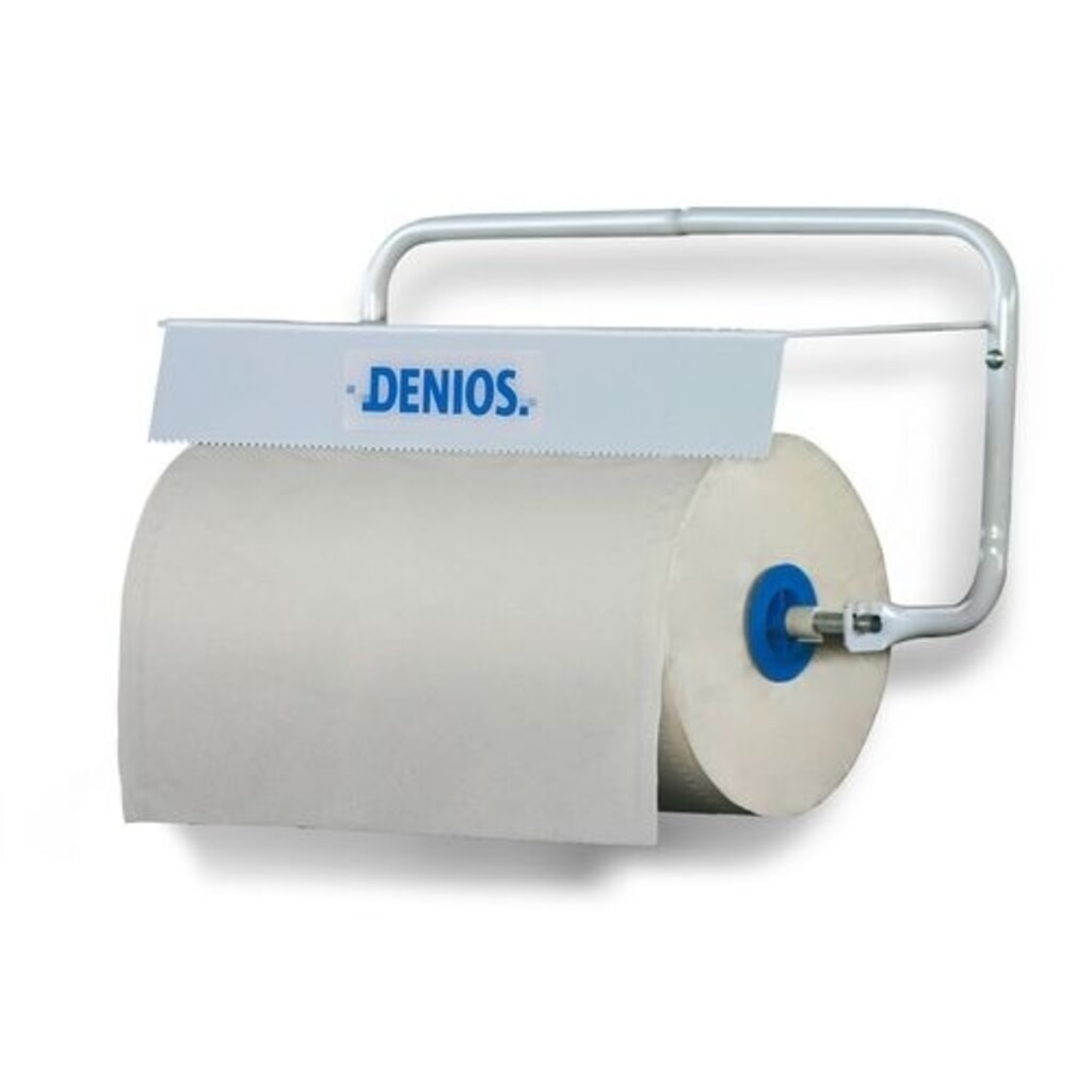 Supporto da parete per rotoli di tessuto non tessuto Denios DENSORB® fino a 40 cm Immagine del prodotto: Supporto da parete per rotoli di tessuto non tessuto Denios DENSORB® fino a 40 cm