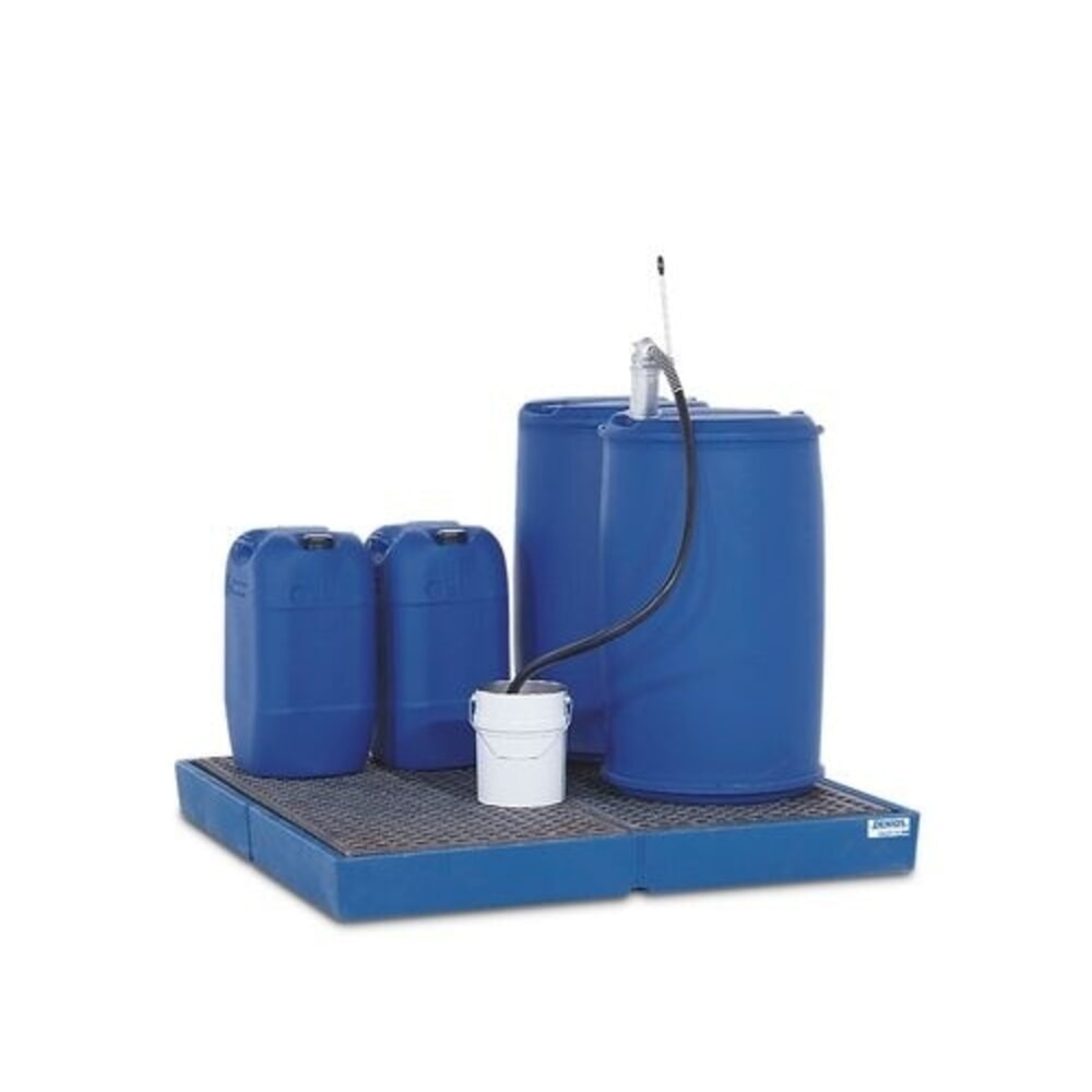 Immagine del prodotto n. 1: Denios vasca di raccolta da pavimento classic-line in PE, elemento singolo, con griglia in PE, HxBxT 150 x 1500 x 1500 mm