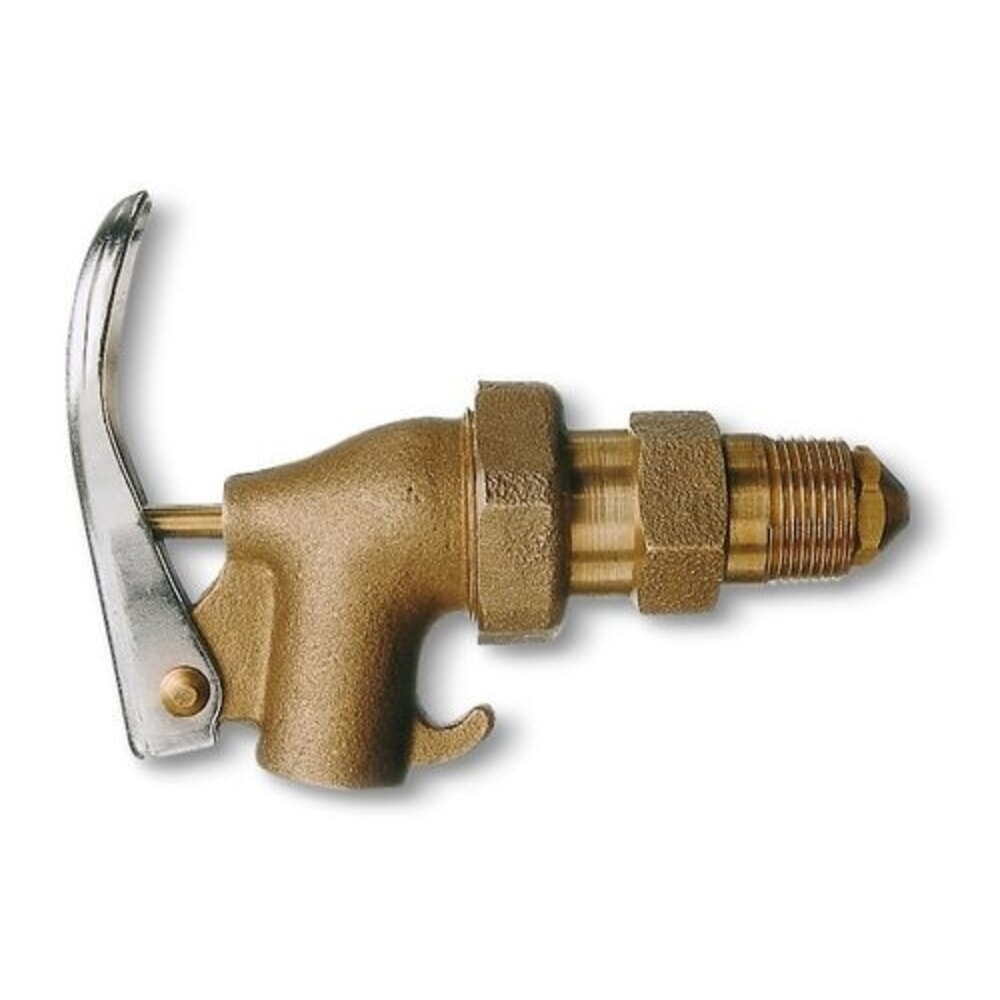 Immagine del prodotto n. 1: Denios rubinetto in materiale plastico autochiudente per fusti in acciaio, diametro della filettatura 3/4 di pollice, per liquidi non corrosivi