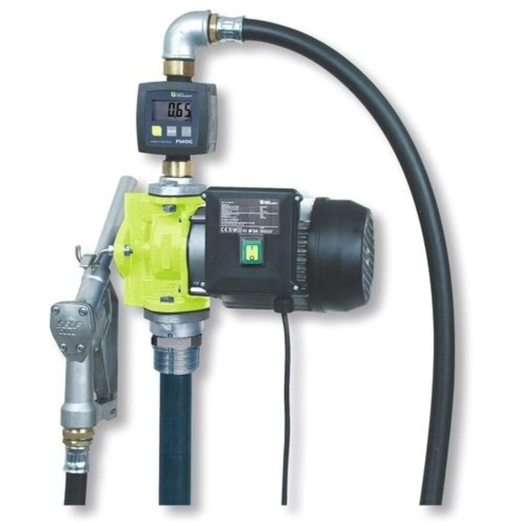 Immagine del prodotto: Denios pompa per fusti elettrica V, con valvola di distribuzione dell'olio, profondità di immersione 840 mm