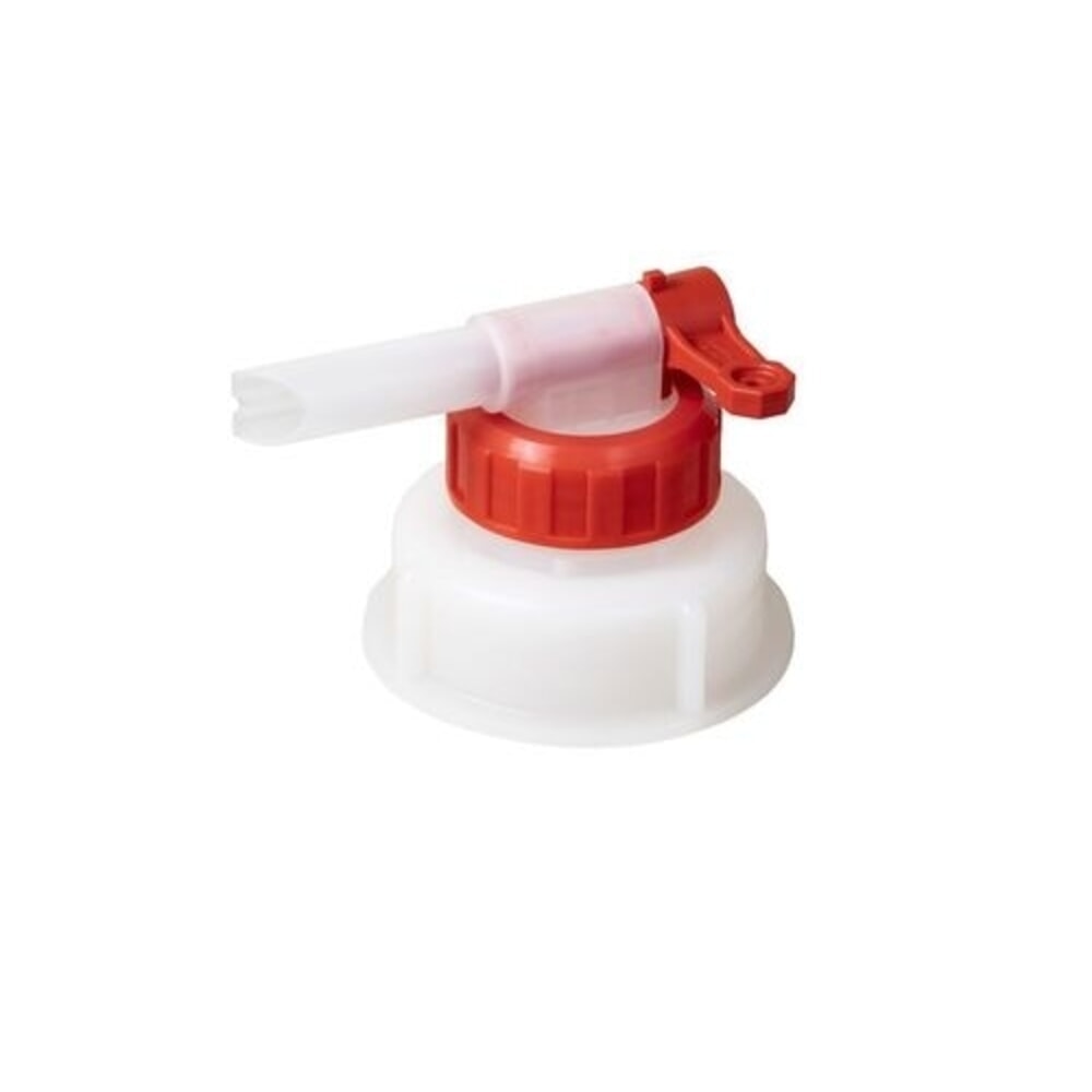 Immagine del prodotto: Denios rubinetto in materiale plastico, per uso alimentare, resistente agli acidi AH 61, diametro della filettatura 61 mm