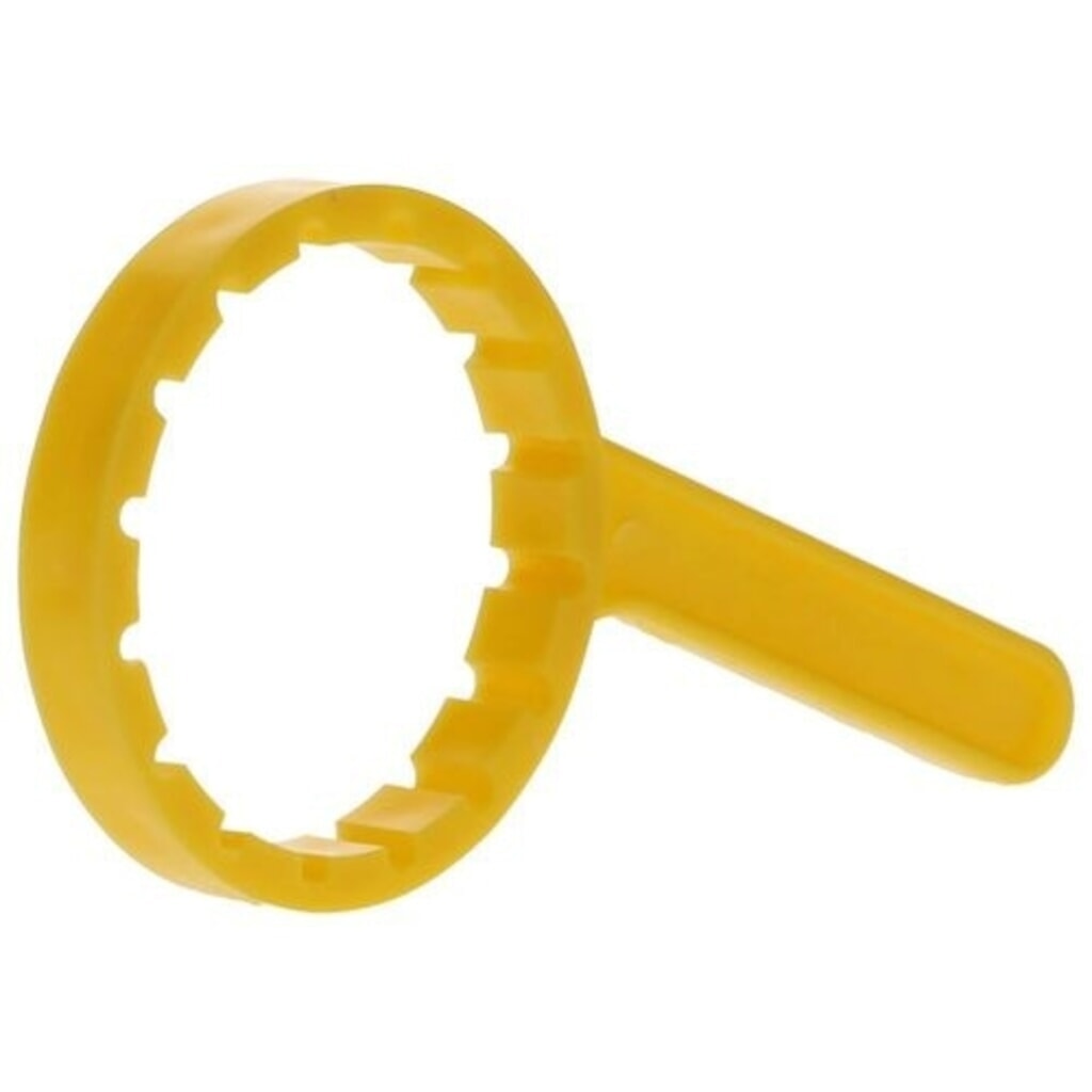 Immagine del prodotto: Denios apricoperchio per tappi a vite DIN 70, chiave ad anello in materiale plastico DN 70