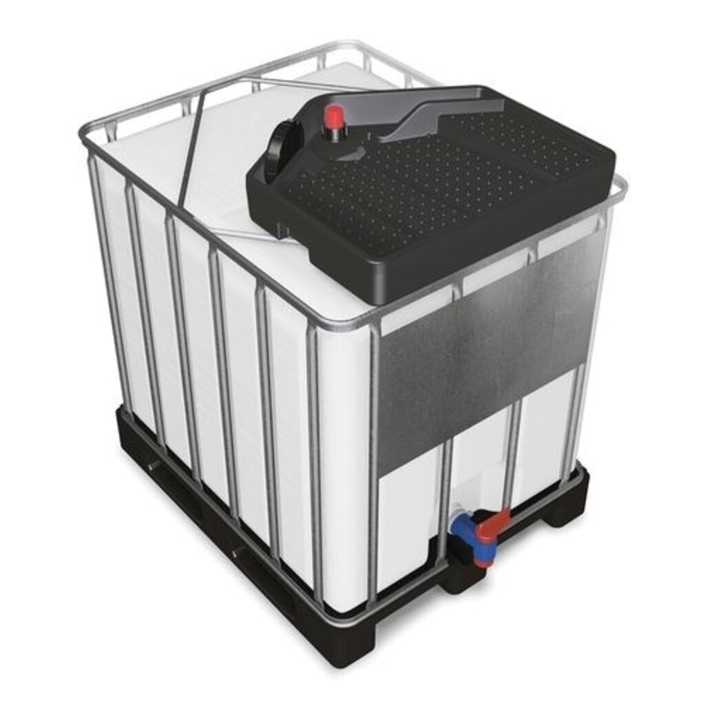 Immagine del prodotto: Denios imbuto per fusti per IBC FALCON in PE, 15 l, quadrato, apertura di scarico Ø 145 mm