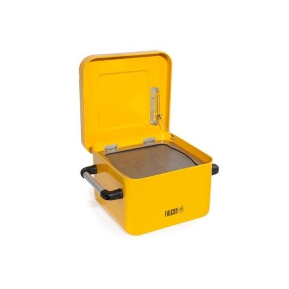 Immagine del prodotto n. 1: Denios pulitore per minuteria FALCON in acciaio, collegamento a terra, verniciato, con setaccio a immersione, 10 l