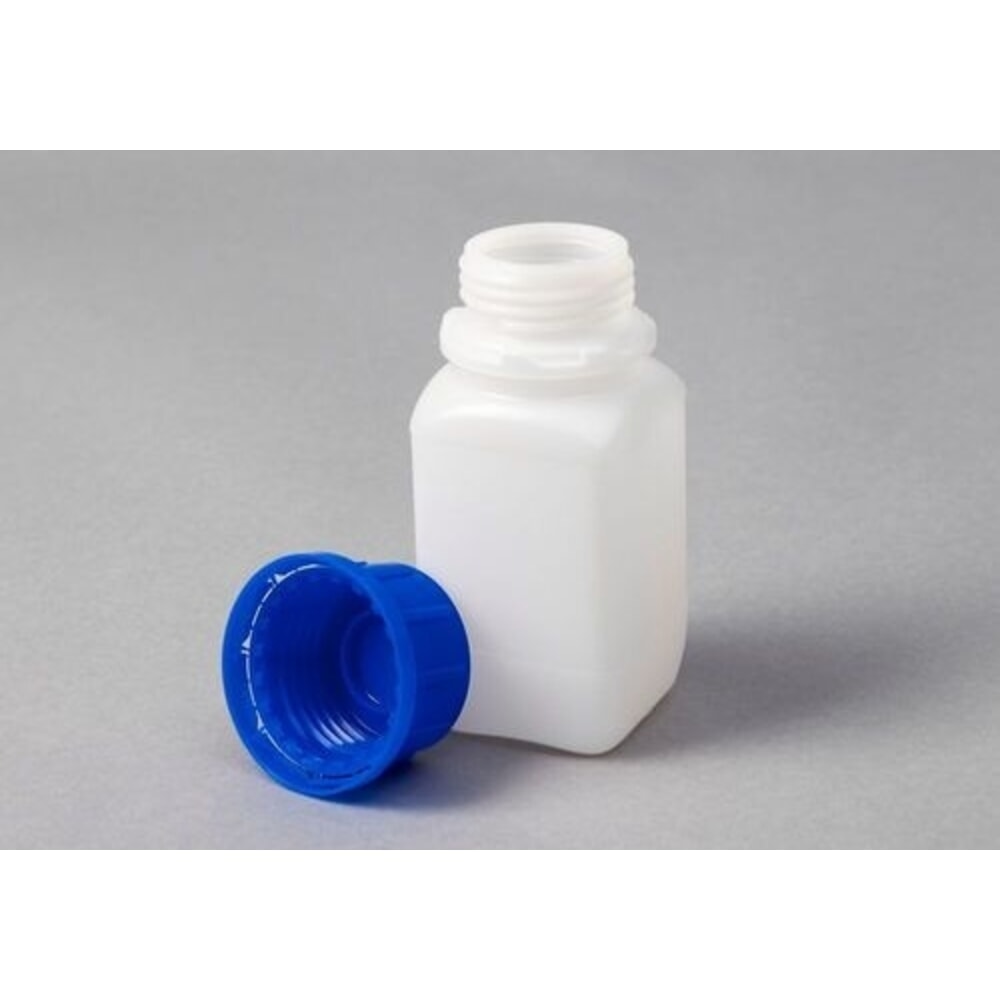 Immagine del prodotto: Denios bottiglie a bocca larga in HDPE, quadrate, in colore naturale trasparente, 250 ml, UN, 30 pezzi