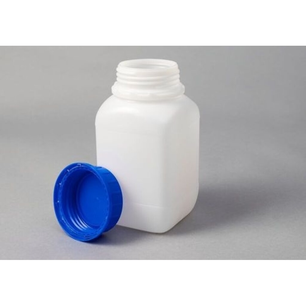 Denios bottiglie a bocca larga in HDPE, quadrate, in colore naturale trasparente, 1500 ml, UN, 6 pezzi Immagine del prodotto n. 1: Denios bottiglie a bocca larga in HDPE, quadrate, in colore naturale trasparente, 1500 ml, UN, 6 pezzi