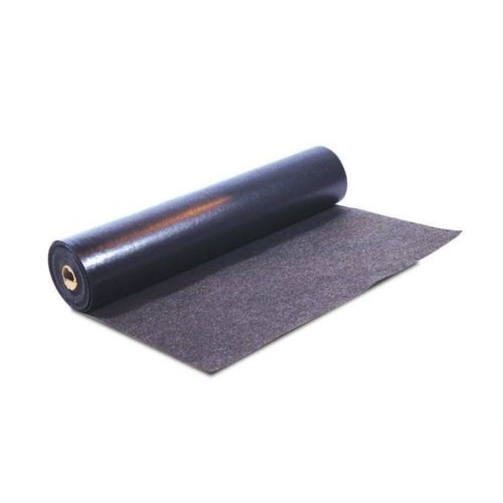 Immagine del prodotto n. 1: Denios rotolo di protezione per pavimenti in tessuto non tessuto DENSORB® Extra PE, con rivestimento in PE nero, 91 cm x 15 m