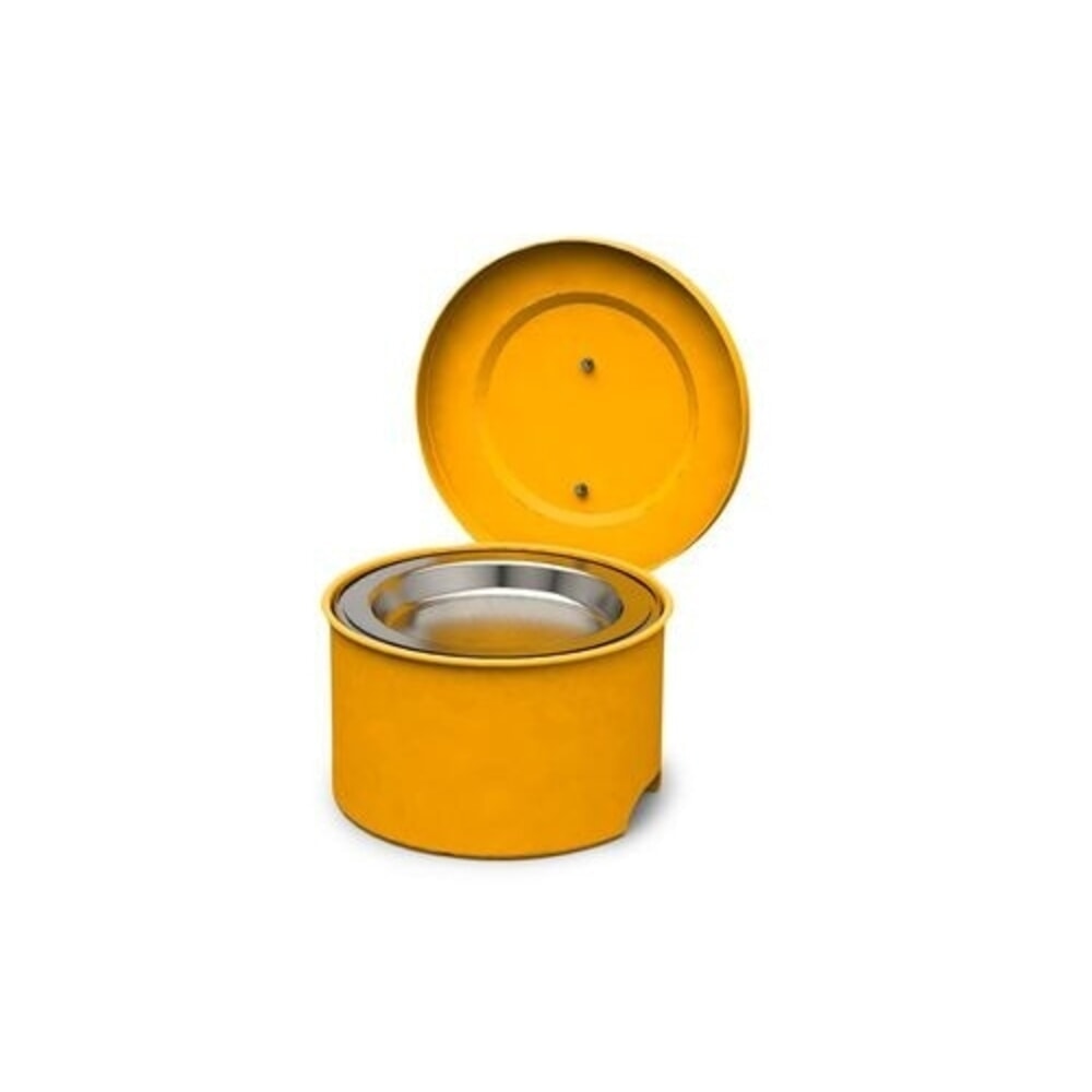 Immagine del prodotto: Denios pulitore per minuteria FALCON in acciaio, verniciato, con setaccio a immersione, 4 l