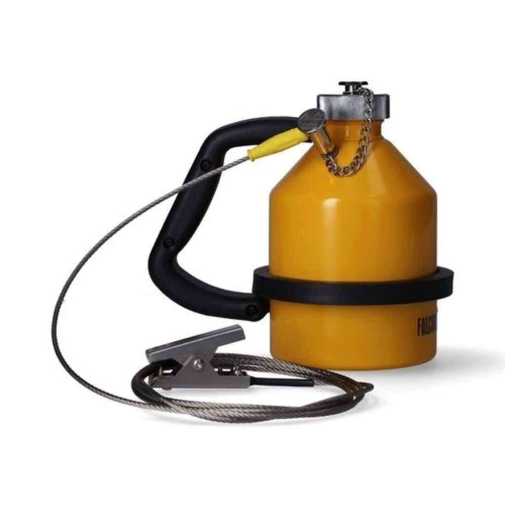 Denios FALCON contenitore di sicurezza in acciaio, con collegamento a terra, verniciato, con tappo a vite, 1 l Immagine del prodotto: Denios FALCON contenitore di sicurezza in acciaio, con collegamento a terra, verniciato, con tappo a vite, 1 l