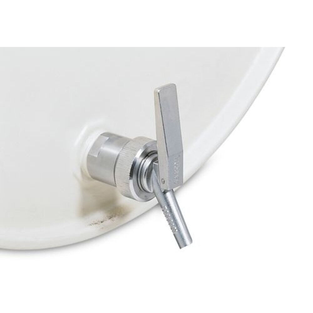 Immagine del prodotto n. 2: Denios rubinetto di dosaggio fine in acciaio inox autochiudente, diametro filettatura 3/4 di pollice