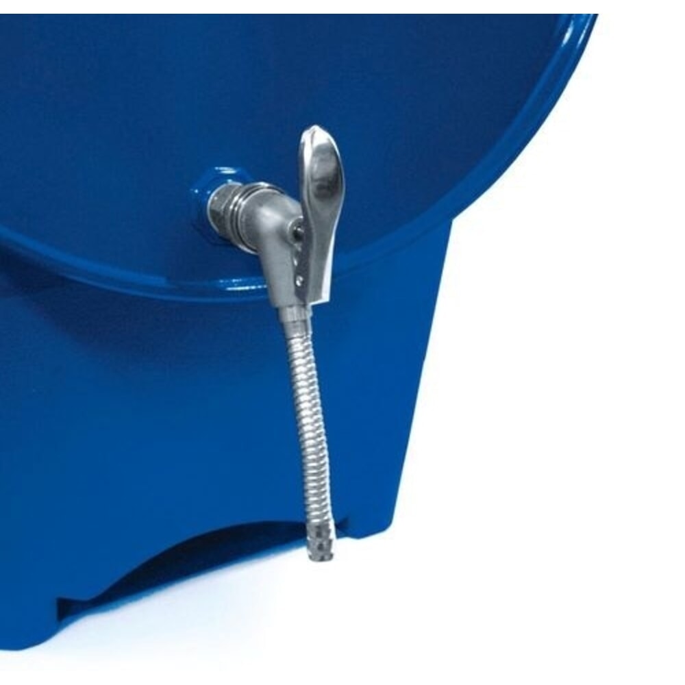 Immagine del prodotto n. 2: Denios rubinetto di spillatura in acciaio inox autochiudente, diametro filettatura 3/4 di pollice