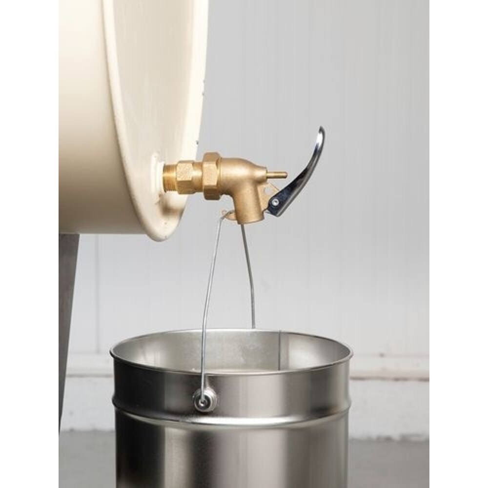 Immagine del prodotto n. 2: Denios rubinetto in materiale plastico autochiudente per fusti in acciaio, diametro della filettatura 3/4 di pollice, per liquidi non corrosivi