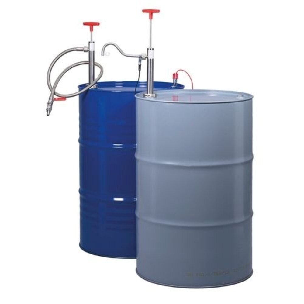 Immagine del prodotto n. 2: Denios pompa per fusti in acciaio inox con gomito di scarico, profondità di immersione 910 mm