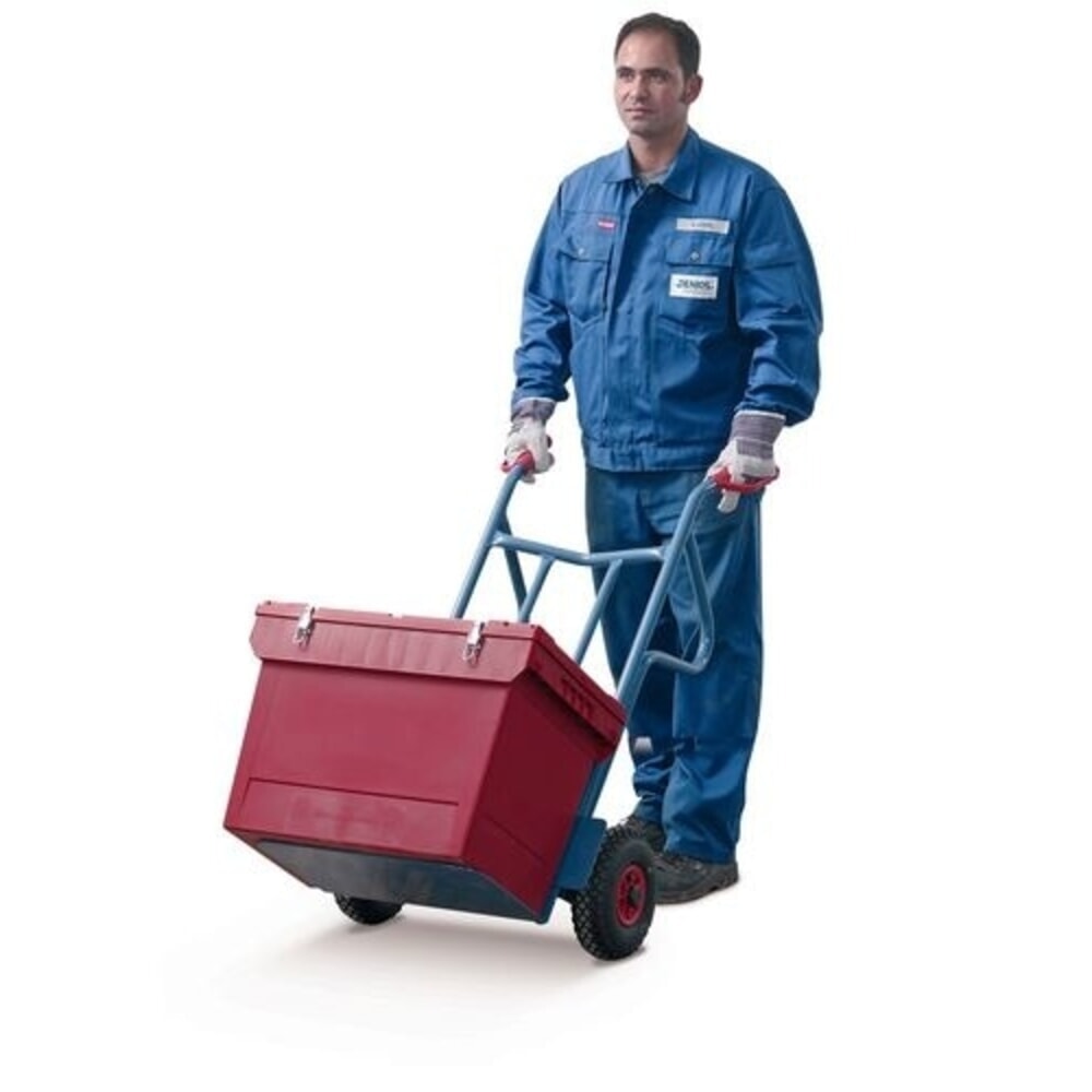 Immagine del prodotto n. 2: Denios contenitore di sicurezza riutilizzabile per merci pericolose, in polipropilene, con coperchio ribaltabile e chiusura a clip metallica, 18 l