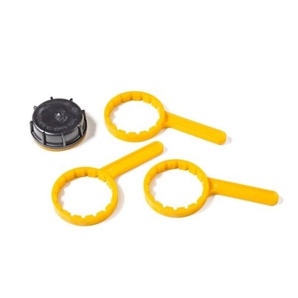 Immagine del prodotto n. 2: Denios apricoperchio per tappi a vite DIN 70, chiave ad anello in materiale plastico DN 70