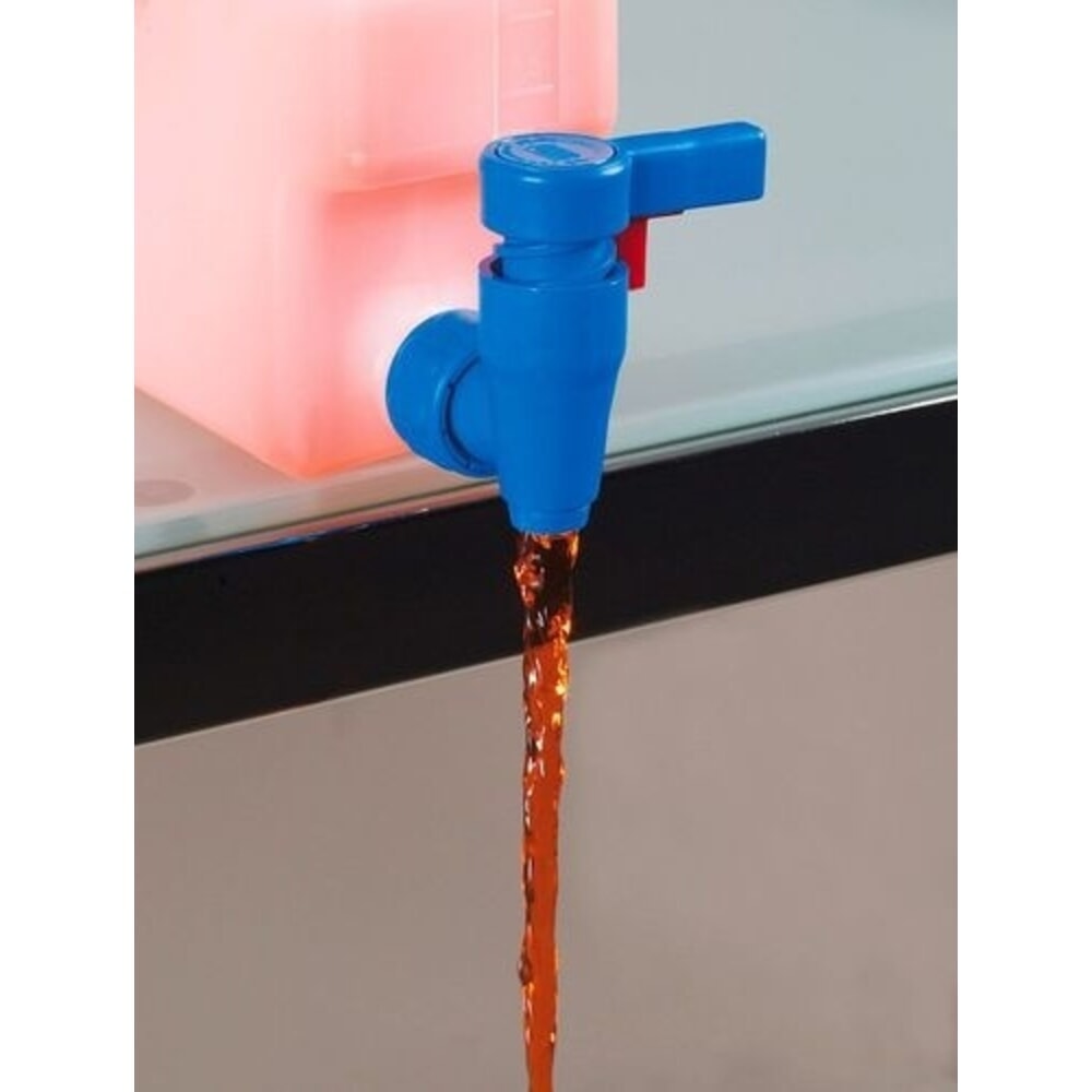 Immagine del prodotto n. 2: Rubinetto di scarico corto per taniche Denios salvaspazio e a bocca larga