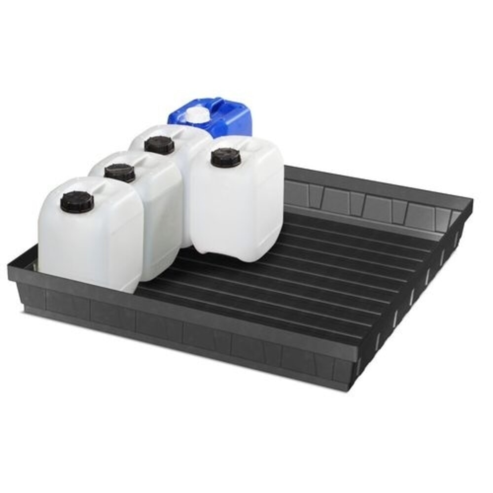 Immagine del prodotto n. 2: Denios vasca di raccolta per piccoli contenitori base-line in PE, altezza 160 mm, senza scarico, senza griglia, volume di raccolta 52 l