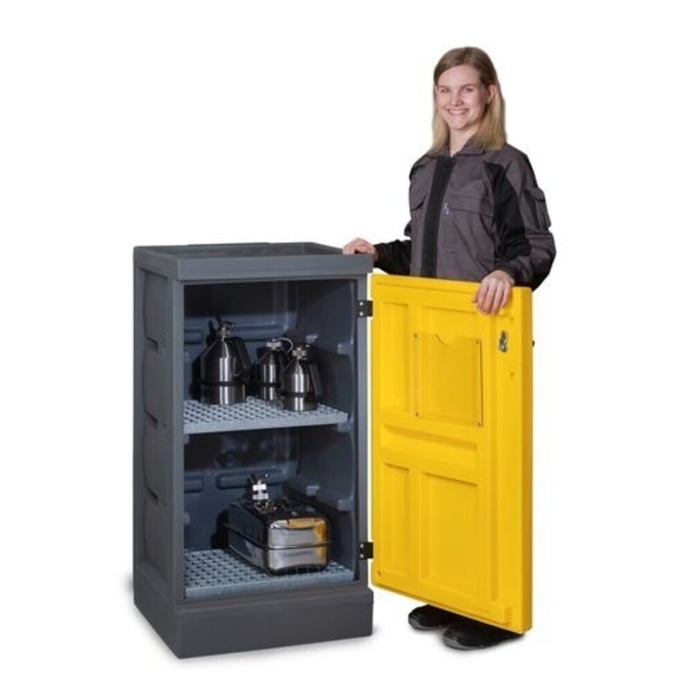 Immagine del prodotto n. 3: Armadio di sicurezza in PE, HxLxP 1.130 x 610 x 640 mm, 2 griglie, zincato