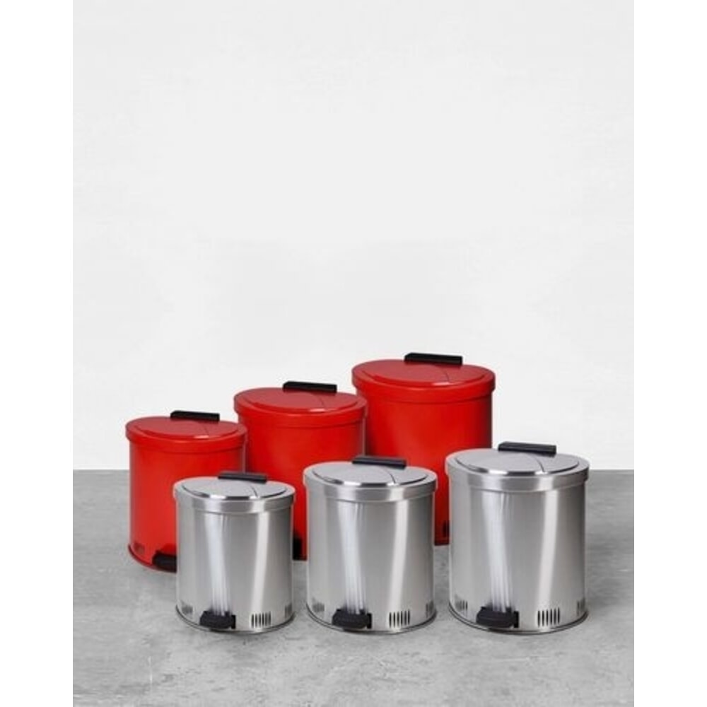 Immagine del prodotto n. 2: Denios contenitore di sicurezza per rifiuti, in acciaio inox, con ammortizzazione del coperchio, volume 20 l