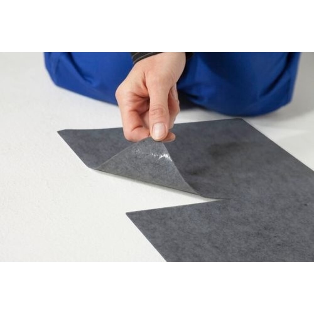 Immagine del prodotto n. 3: Denios rotolo di protezione per pavimenti in tessuto non tessuto assorbenteDENSORB® Professional con rivestimento in PE, 80 cm x 15 m