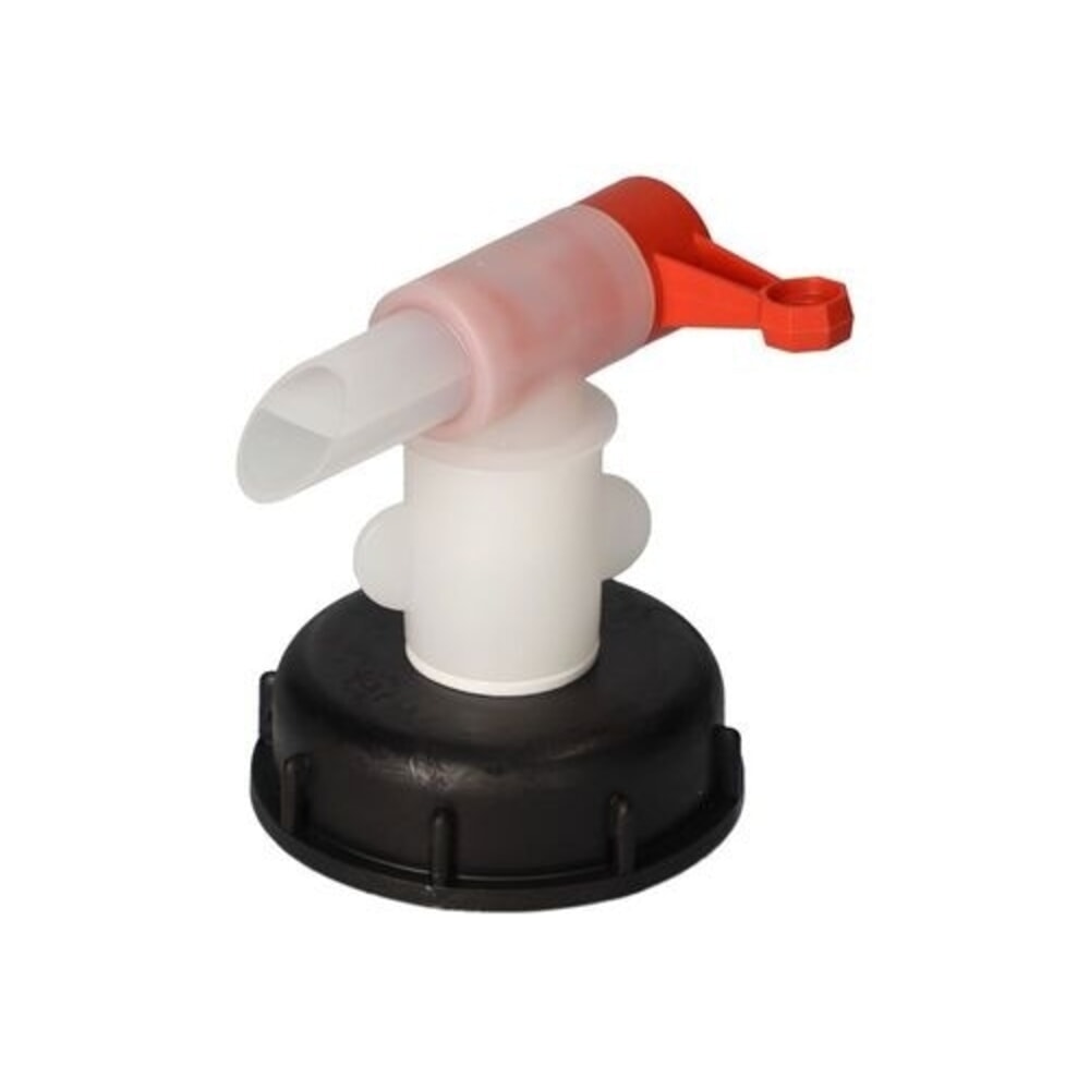 Immagine del prodotto n. 3: Denios valvola di svuotamento per contenitori in plastica H 71, diametro filettatura 72 mm