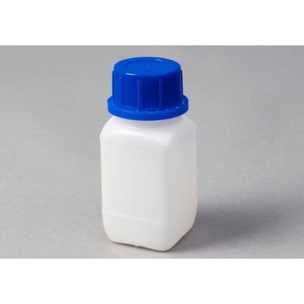 Immagine del prodotto n. 2: Denios bottiglie a bocca larga in HDPE, quadrate, in colore naturale trasparente, 250 ml, UN, 30 pezzi