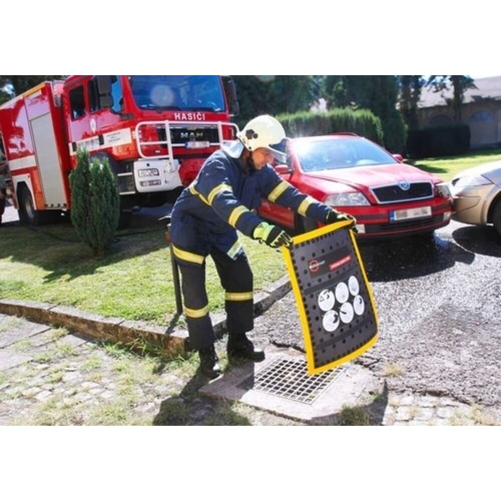 Immagine del prodotto n. 3: Denios protezione di canali, copertura pieghevole per scarichi orizzontali e verticali