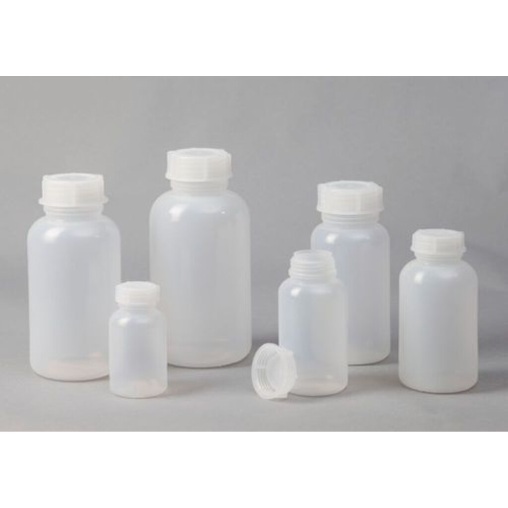 Denios bottiglie a bocca larga in LDPE, rotonde, trasparenti naturali, 1500 ml, 6 pezzi Immagine del prodotto n. 3: Denios bottiglie a bocca larga in LDPE, rotonde, trasparenti naturali, 1500 ml, 6 pezzi